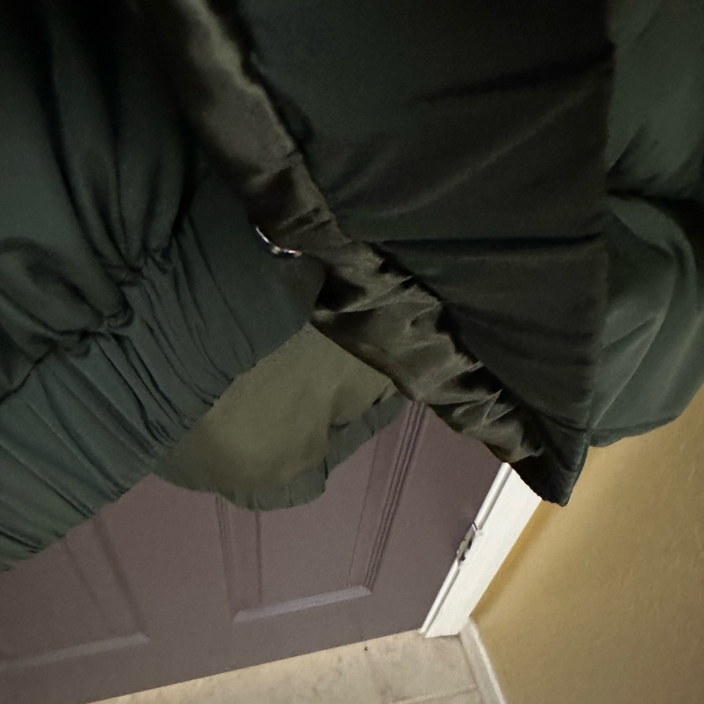 Universal Standards Green Puffer Jacket Plus Size… - image 7